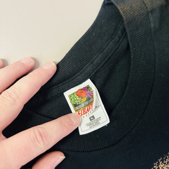 Vintage 90s Vince Gill Country Music Tour T-Shirt Size XL Single Stitch Black - Picture 3 of 6